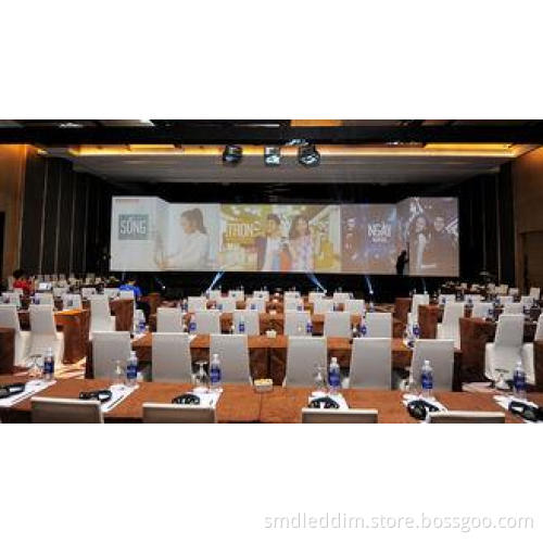 P4.81 stage background led screen rental RGB led display fu